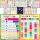  13 pieces of laminated educational math posters for kids