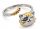  CUTE KITTY - silver anti-stress ring