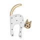  BROOCH PENDANT DECORATIVE GOLD PIN CAT 41