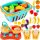  VEGETABLES FRUITS FOR CHILDREN CUTTING ON VELCROPS KITCHEN SHOPPING BASKET