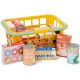  TOY SHOPPING BASKET WITH CHILDREN'S ACCESSORIES