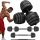  ADJUSTABLE DUMBBELLS + BARB BAR EXERCISE DUMBBELL SET 2x20kg 40KG