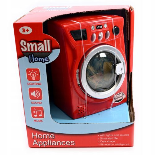  AUTOMATIC WASHING MACHINE FOR CHILDREN LIGHT SOUND RED WASHER DRYER