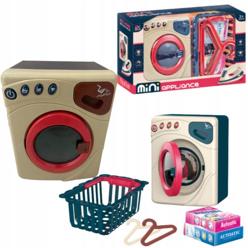  Washing machine and laundry basket - sound, light toy