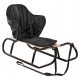  POLISH SLED WITH BACKREST BLACK MATTRESS FOR CHILDREN STRONG SOLID