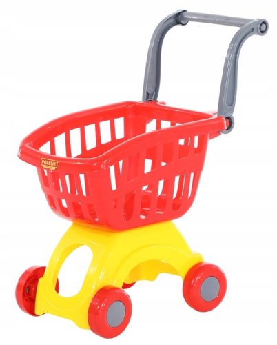  Polesie 71262 Mini Shopping Cart Red and Yellow