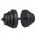  Springos adjustable bituminous dumbbells 1x 20 kg