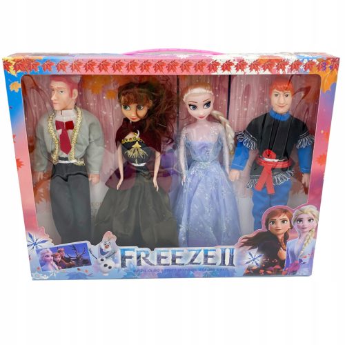 Frozen 4 Dolls Elsa Anna Kristoff Hans Frozen 2 LF5 blue