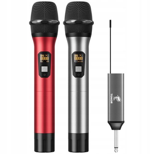  Tonor TW-630 UHF wireless microphone, dual, metal, dynamic system