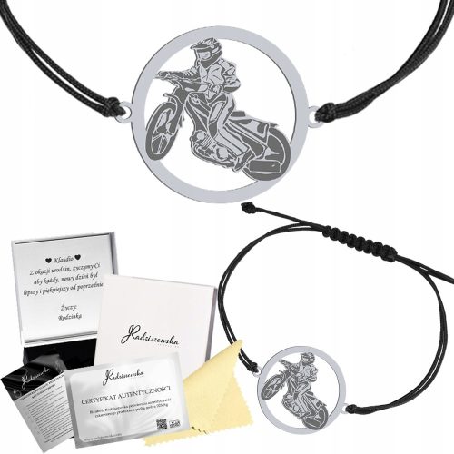  Silver Speedway Speedway Bracelet String Gift Jewelry FREE ENGRAVING