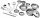  METAL VESSELS, POTS + ACCESSORIES SET 5274