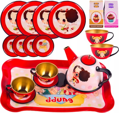  CHILDREN'S TEA SET KETTLE CUPS X07