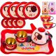  CHILDREN'S TEA SET KETTLE CUPS X07