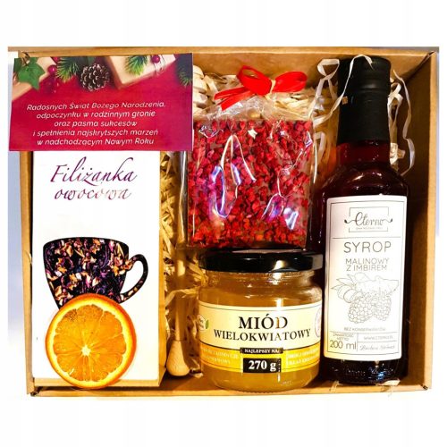  GIFT BASKET FOR GIFT CHOCOLATE TEA HONEY COFFEE HOLIDAY