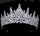  Large silver tiara diadem wedding crown for bride hen party