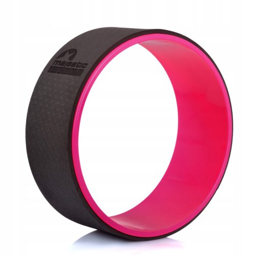  Majestic Sport Yoga Wheel 33cm x 12.5cm Pink/Black