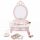  Wooden Dressing Table for a Girl with a Mirror + 11 acc. CLASSIC WORLD