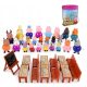  Peppa Pig Figurines 38pcs School Bag