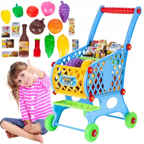  MalPlay 107230 blue shopping cart