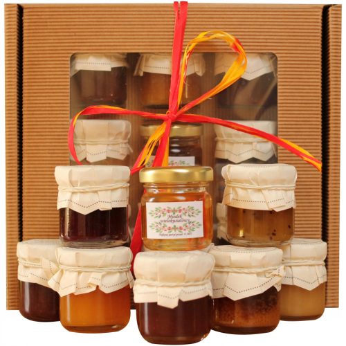  GIFT BASKET HONEY JAM SET FOR HOLIDAYS GIFT FOR MOTHER'S BIRTHDAY