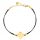  GOLD BRACELET 316L SURGICAL STEEL CLOVER STRING