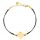  GOLD BRACELET 316L SURGICAL STEEL CLOVER STRING