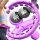  Hula hoop with studs 55 cm pink and purple