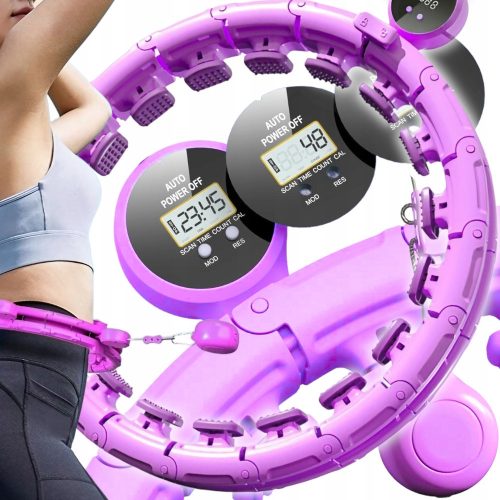  Hula hoop with studs 55 cm pink and purple