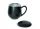  Matte black practical and elegant tea mug gift