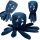  LARGE MINECRAFT OCTOPUS PLUSH MASCOT FROM THE GAME 25 CM GREY JELLYFISH