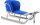  Children's sled with backrest, footrests and mattress -S01