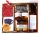  BASKET GIFT BOX GIFT CHOCOLATE TEA HONEY SYRUP JAM