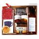  BASKET GIFT BOX GIFT CHOCOLATE TEA HONEY SYRUP JAM