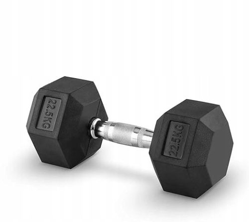  Pretorians coated/rubberized fixed dumbbells 1x 22.5 kg