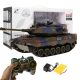  REMOTE CONTROLLED SMOKE SHOOTING TANK + SHIELD REALISTIC SOUNDS