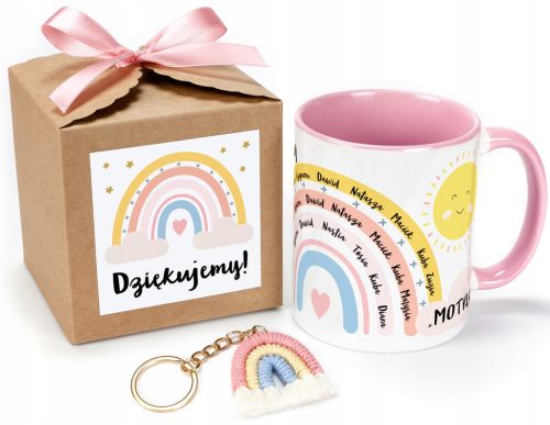  Teacher's Day RAINBOW GIFT SET FOR KINDERGARTEN TEEN mug keychain