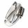  SILVER anti-stress ring elegant rotating discs