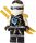  LEGO njo189 figure Zane - Skybound Ninjago + 2 SWORDS LIKE NEW P506