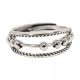 SILVER RING moving balls - surgical steel, jewelry for a gift