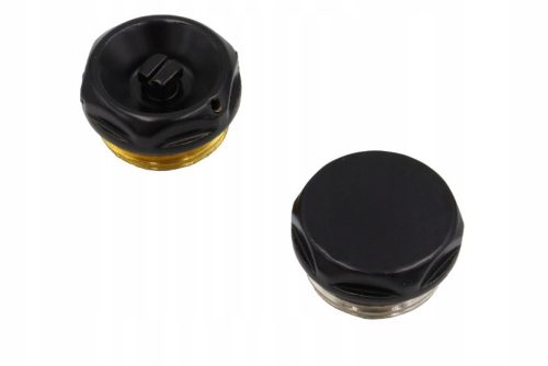  Vent plus manual plug 1/2 set matt black