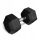  Trex Sport 1x 15 kg coated/rubberized fixed dumbbells