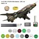  AIRCRAFT MODEL for gluing Su-22M4 Fitter, paints, primer, varnish...