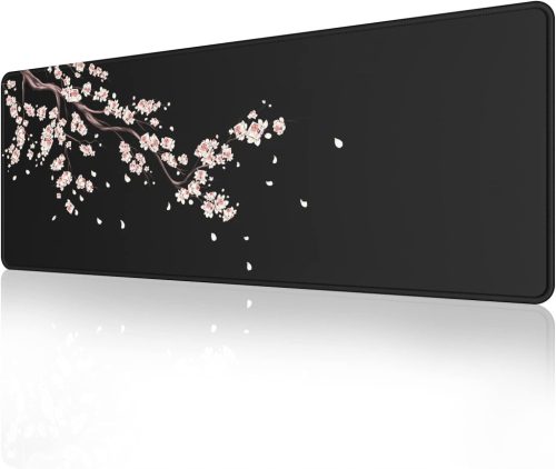  Pink and black cherry blossom mouse pad (800 × 300 × 3 mm), ed