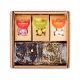  Gift set SWEETS ALMONDS in chocolate TEA black green