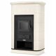  VILLACH ceramic tiled fireplace stove with water jacket, central heating boiler