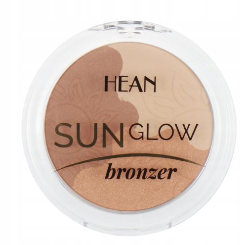  Hean Sunglow Bronzer 009 Natural Finish Pressed Bronzer with Particles 12g