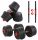  Bituminous dumbbells 2x15 kg adjustable set 30kg