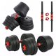  Bituminous dumbbells 2x15 kg adjustable set 30kg