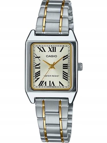  Casio LTP-V007SG-9B Ladies Watch + BOX Roman Numerals Gold-Silver + BOX