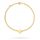  BEAUTIFUL GOLD BRACELET 585 HEART 14k